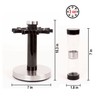 Orii 20 Jar Stainless Steel Rotating Spice Rack - No