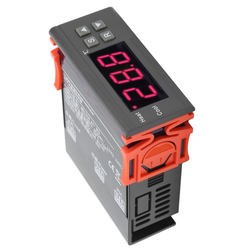 Electronic Digital Display Thermostat Double Output Temperature Controller for Floor