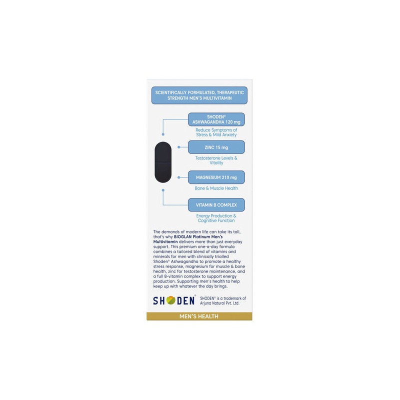 Bioglan Platinum Mens Multi 60 Tablets