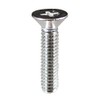Parthouse Osato Uniqlo Machine Screw, Countersunk Head 0.1 inch (3 mm) x Length 1.2 inches (30 mm), Pack of 50 (61107)
