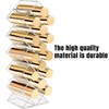AIMALL Fish-Shaped Vertical Lipstick Holder, Clear Acrylic Cosmetic Organizer, Lip
