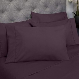 Sweet Home Collection 4 Piece 1500 Thread Count Deep Pocket Bed Sheet Set - 1 EXTRA PILLOW CASE, GREAT VALUE