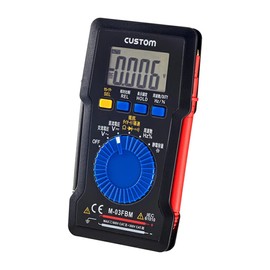 ELPA Digital Multi-Tester (with Display Hold Function/Conduction Function), Conduction Buzzer, LCD Display, Compact Size (M-03FBM)
