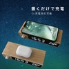 WOOD SHOW Qi Charging Clock, Digital Table Clock, Wireless Charging,