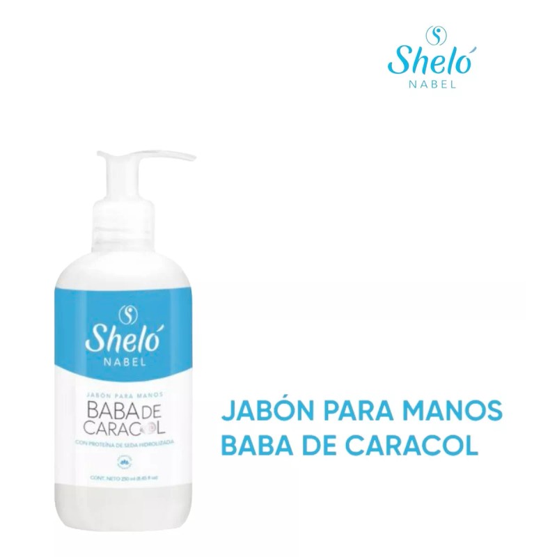 Sheló Nabel Jabon Liquido De Manos Baba De Caracol Shelo