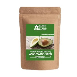 Blessfull Healing Organic 100% Pure Natural Avocado Seed Powder | 200 Gram / 7.05 oz