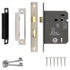 Decoranddecor Sash Mortice Door Lock with Keys - 3inc /