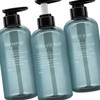 Shampoo Bottle Bathroom Dispenser 3-Piece Refill Container Teal Hotel Bathroom Supplies Bathroom Dispenser / 샴푸용기 욕실 디스펜서 3종 리필용기 청록 호텔욕실용품 욕실디스펜서