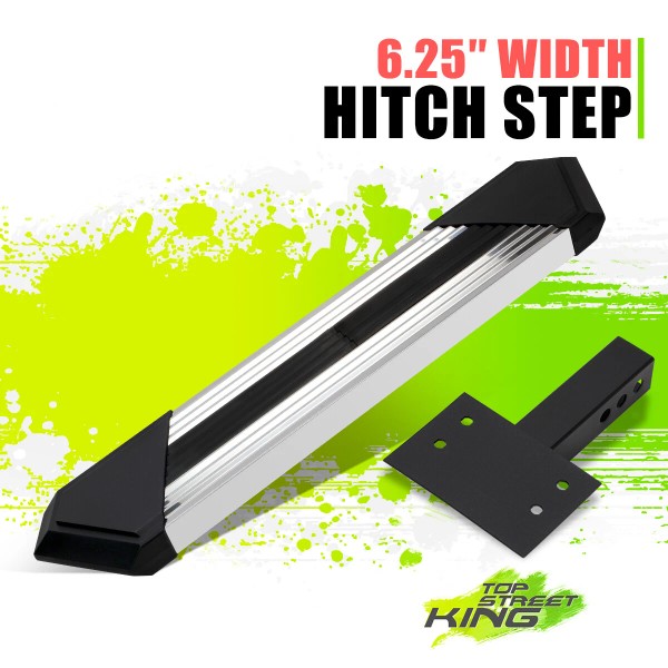Top Street King Universal 6.25" Polish Tow Hitch Step Bar