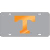 Dixie Dawgs Laser Cut Tennessee Gray License Plate Car Tag Orange Mirror T