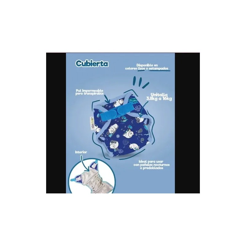 Pack 4 Predoblados Ch Snappy Cubierta Lisa Ecopipo