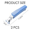 Pack of 2 Blue Anti-scald Clips, Bowl Clips, Non-Slip Clips,