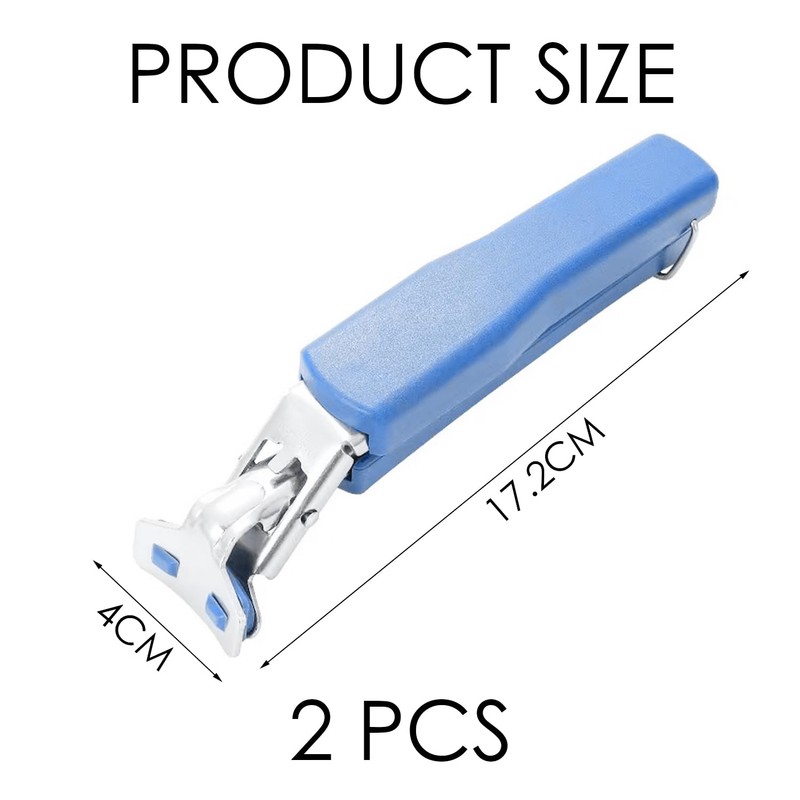 Pack of 2 Blue Anti-scald Clips, Bowl Clips, Non-Slip Clips,