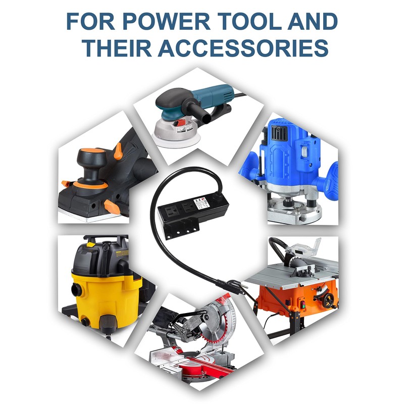 HQRP Multi-Purpose Router Table Power Switch, Dust Control Switch, Power