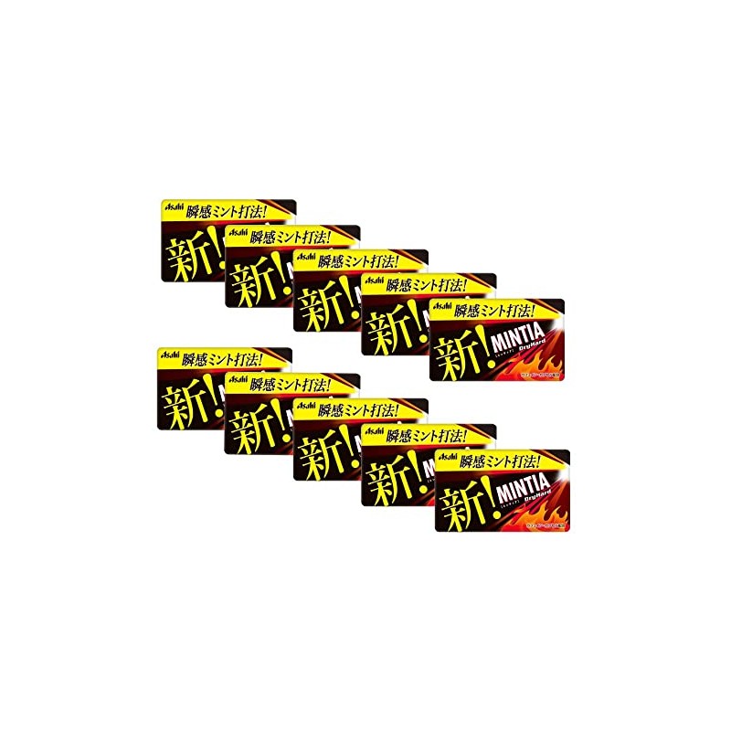 Mintia DryHard 0.24oz 10pcs Japanese Tablet Candy Asahi Group Foods