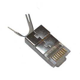 Sunnytech CAT7/7A Plug AWG23/1,1500MHz,10GBase-T Ethernet RJ45 Module Crimp Connector 20 Pack, for Cable Thickness OD 7.0mm