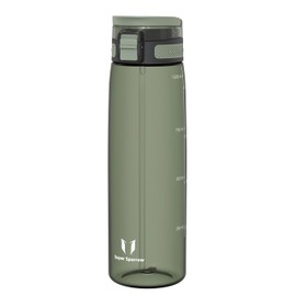 Super Sparrow TouchSip Water Bottle 1 Litre BPA-Free Ideal Sports Bottle Straw Tritan Bottle for Sports, Outdoor and Camping - Lightweight, Sustainable