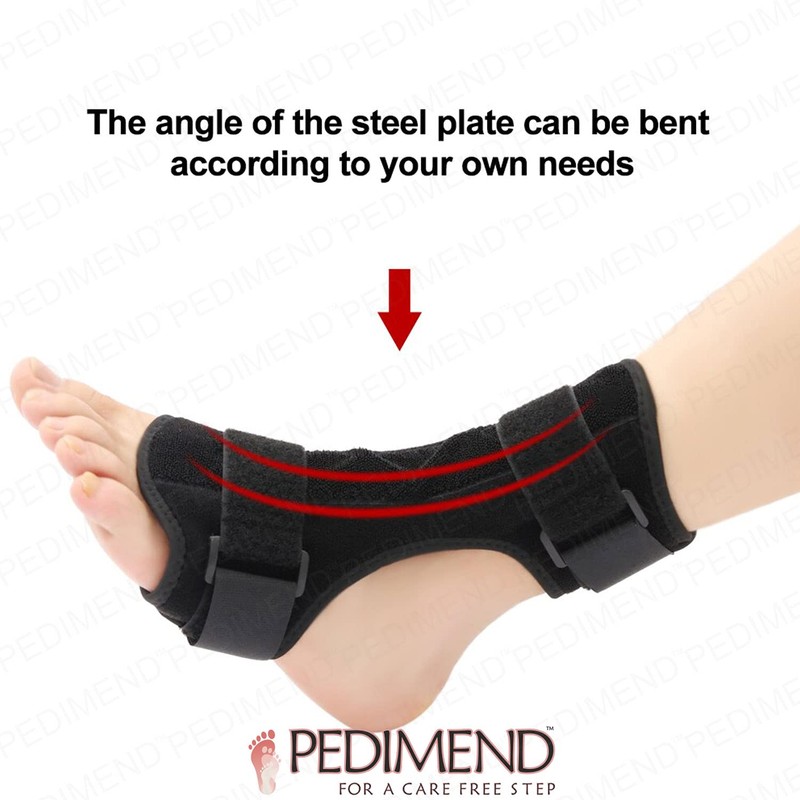 PEDIMEND Plantar Fasciitis Night Splints, Foot Drop Orthotic Brace Support