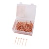 250Pcs Horseshoe Nails Copper Plated Rustproof Equestrian Riding Equipment Pet