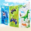WERNNSAI Dinosaur Kids Beach Towel - 76 x 150cm Microfiber