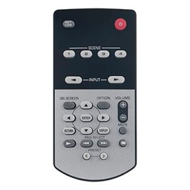 RAV41 WY19980 Replace AV Receiver Remote Control Compatible for Yamaha Home Theater AV Receiver RX-A1010 RX-A2010BL RX-A3010 RX-A2010