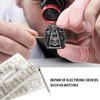 LZJPECES 500-Piece Silver Micro Screw Repair Kit 18-Size Stainless Steel
