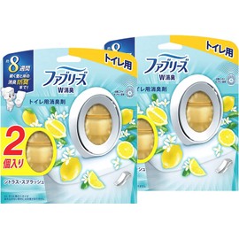 Febreze Deodorizing Air Freshener W Deodorizer for Toilet, Citrus Splash 2.1 fl oz (6.3 ml) x 4 Packs