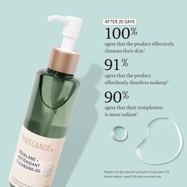 Biodance Squalan + Antioxidant Cleansing Oil.The lightweight facial oil deeply cleanses pores, removes makeup, and hydrates the skin.Suitable for all skin types 6.8 Fl Oz / 바이오댄스 스콸란 + 항산화 클렌징 오일. 가벼운 페이셜 오일이 모공 깊숙이 클렌징하고 메이크업을 제거하며 피부에 수분을 공급합니다. 모든 피부 타입에 적합합니다 6.8 Fl Oz