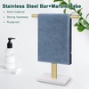 BathAce Hand Towel Holder, T-Shape Hand Towel Stand for Bathroom,