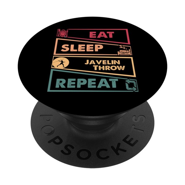 Javelin Throwing Track And Field Spear Thrower Training PopSockets Swappable