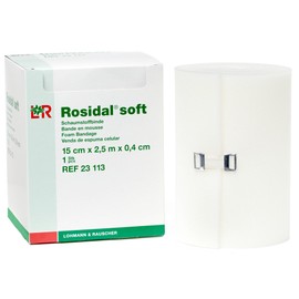 Rosidal Soft Foam Padding, Foam Dressing & Lymphedema Padding for Compression Distribution, 15cm x .4cm x 2.5m (6" Wide x .16" Thick x 2.7yds.), Sold Individually