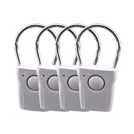 HITBEAT 115dB Door Knob/Handle Vibration Alarm for Home Hotel Apartment Door Looker Alarm 2 Packs