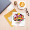 Luerbi Flower Bouquet Pop Up Cards, Birthday Flower Card, Get