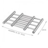 com-four® 2 x high-quality trivet made of stainless steel –