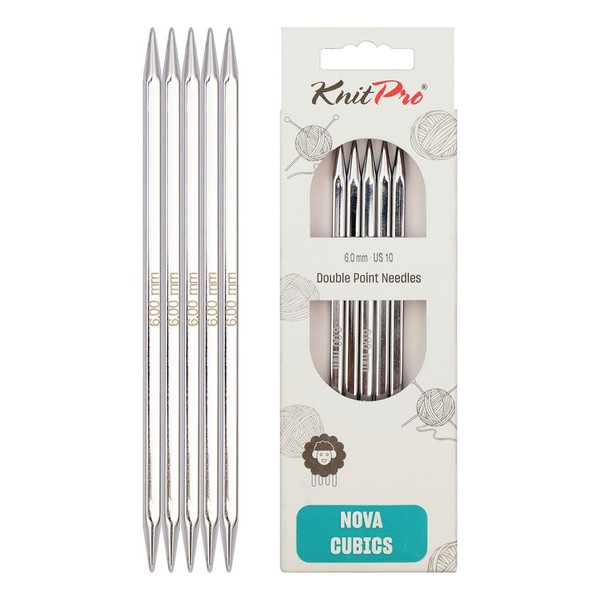 KnitPro 20 cm x 6 mm Nova Cubics Double Pointed