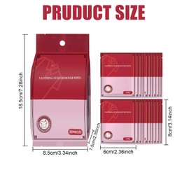 Stain Remover Wet Wipes - Individually Packaged for Clothes, Shoes, and Bed Sheets (1 Packs, 20 Wipes Total) - Effortless Stain Removal