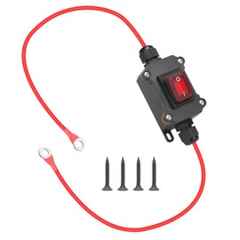 10AWG DC 12V Inline Switch, daitoku DC 5-24V DPST Dual Side Wiring Switches Inline Cord Switch for Motorcycle Car RVs