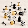 Qmcandy 20-26Pcs Ear Stretching Kit 1-7mm/7.5-12mm Dead Stretching Single Flare