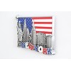 New York (USA) - 3D Metal Fridge Magnet for Kitchen