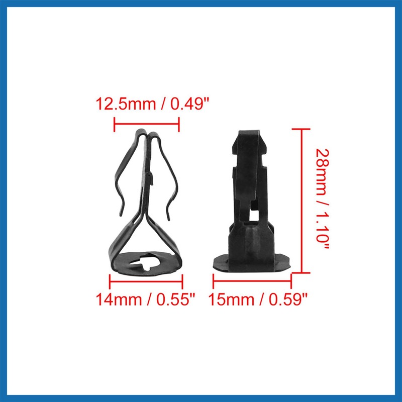 A ABSOPRO Car Dashboard Retainer Console Instrument Panel Metal Clips