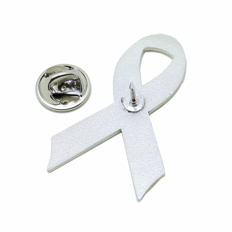 CMajor Awareness Black Ribbon Enamel Lapel Pin