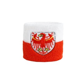 Flaggenfritze Sweatband with Italian Flag Design South Tyrol, Set of 2 + Free Sticker
