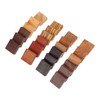 SHINEOFI 24pcs Ring Wood Wooden Jewelry Ring Making Wooden Carving