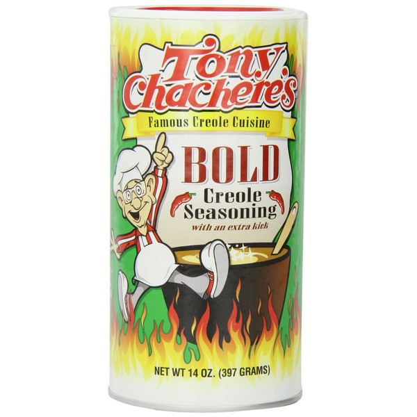 Tony Chachere's Bold Creole Seasoning 14oz Canister (Pack of 3)