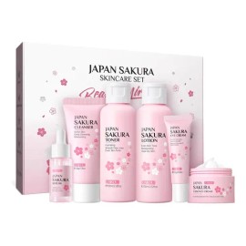 Estuche Skincare Japan Sakura Piel Radiante Y Joven Nuevo                                                                                             