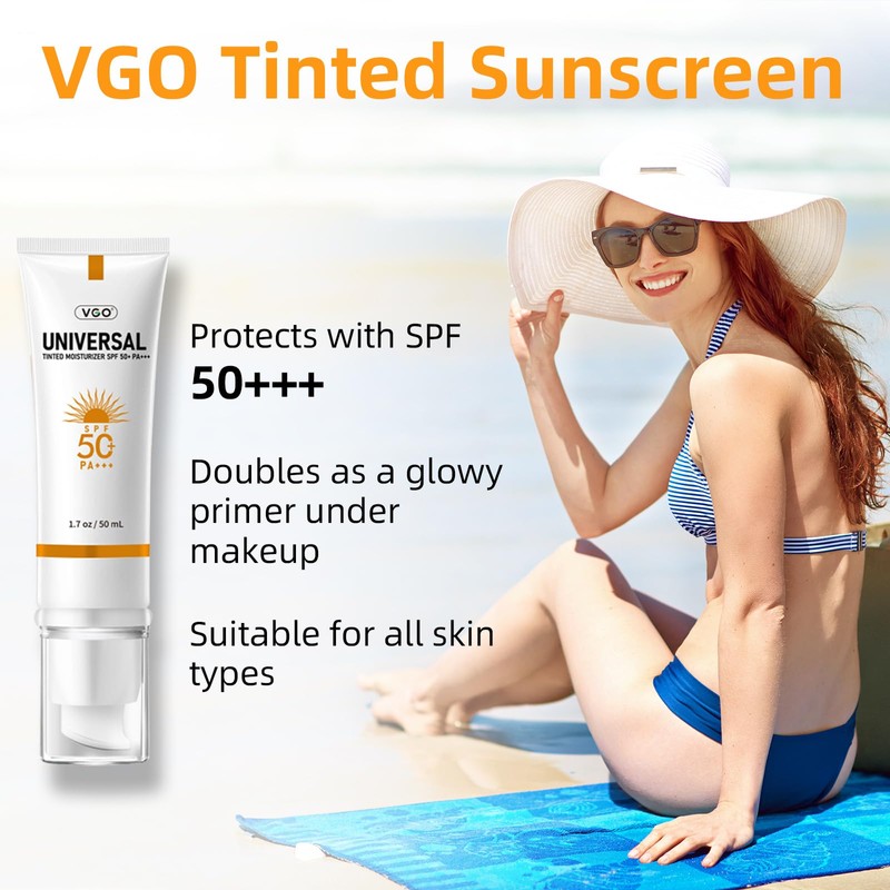 VGO VGO Skincare Body Oil Tinted Sunscreen