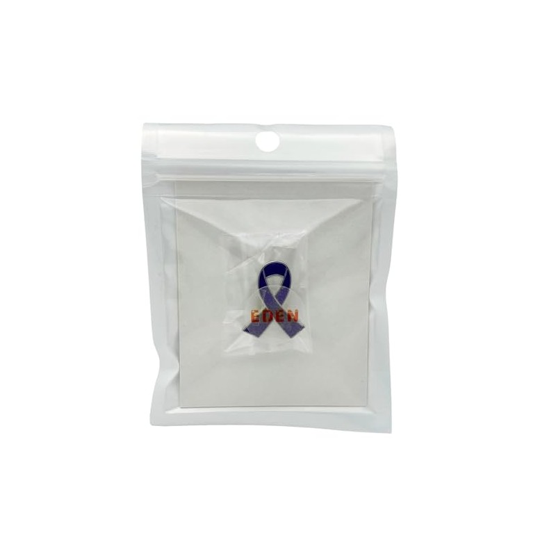 EDEN Ribbon Pin Badge Awareness Ribbon