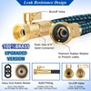 50FT/100FT Expandable Garden Water Hose with 10 Function Nozzle:_BLUE B_50FT
