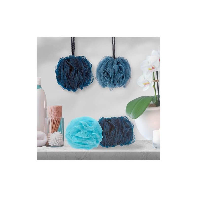 Juego Esponjas Exfoliantes Baño Exfoliante Corporal Alto Rendimiento Spa Masajes