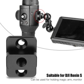 Ronin S Accessories, Akozon Camera Base Plate Tripod Mounting Plate Lightweight Camera Mount Stabiliser Mounting Plate Aluminium Alloy External Mounting Plate with Fittings